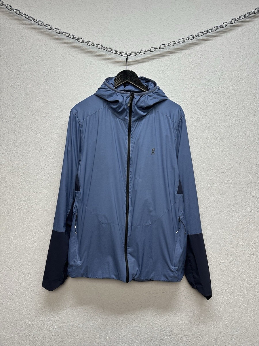 On Running Men's Insulator Jacket Hooded Blue Size L Switzerland
