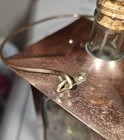 Vintage Bar Decanter Brass Glass Liquor Bottle Music Box "How Dry I Am" — photo 8