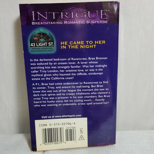 Harlequin Intrigue Lot 2 Books & 4 Postcards Phantom Lover, Under Lock and Key - Picture 3 of 10