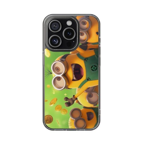 Minions Clear Phone Case, Fun Phone Cover, Kids Gift, Birthday Present, Minion - Picture 33 of 153