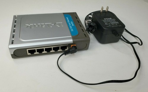 D-Link Fast Switch 10/100 Ethernet DSS-5+ BSS6+A K1 Wifi Adapter Splitter 5 port - Picture 5 of 9