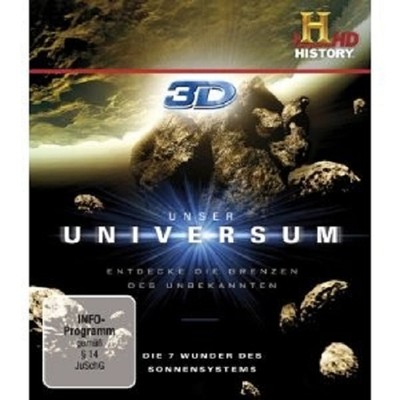 UNSER UNIVERSUM - DIE 7 WUNDER DES SONNENSYSTEMS 3D BLU-RAY NEUWARE