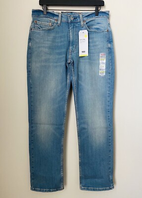NWT Levi's 514 Regular Fit Straight Leg Light Wash Men's Blue Jeans