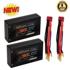 Powerhobby 2s 7.6V 5600mah 100c HV Shorty Lipo Battery Deans 2 pack