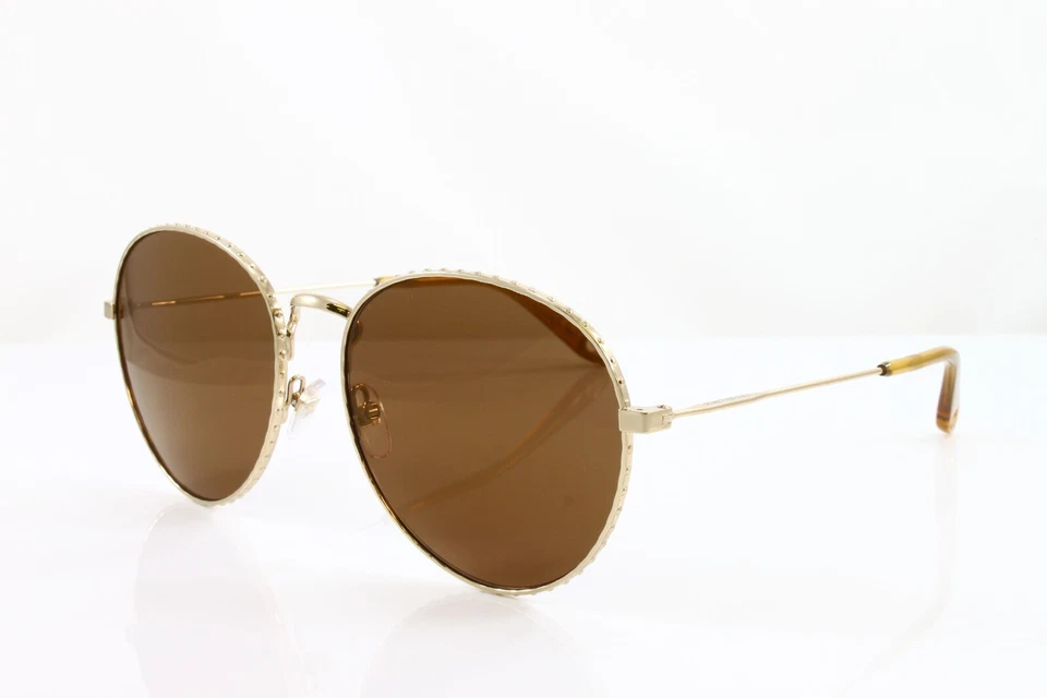 Gafas de sol para mujer Givenchy redondas GV7089S 06J doradas Habana 60 mm lentes espejadas ¡NUEVAS! Foto 2 de 2