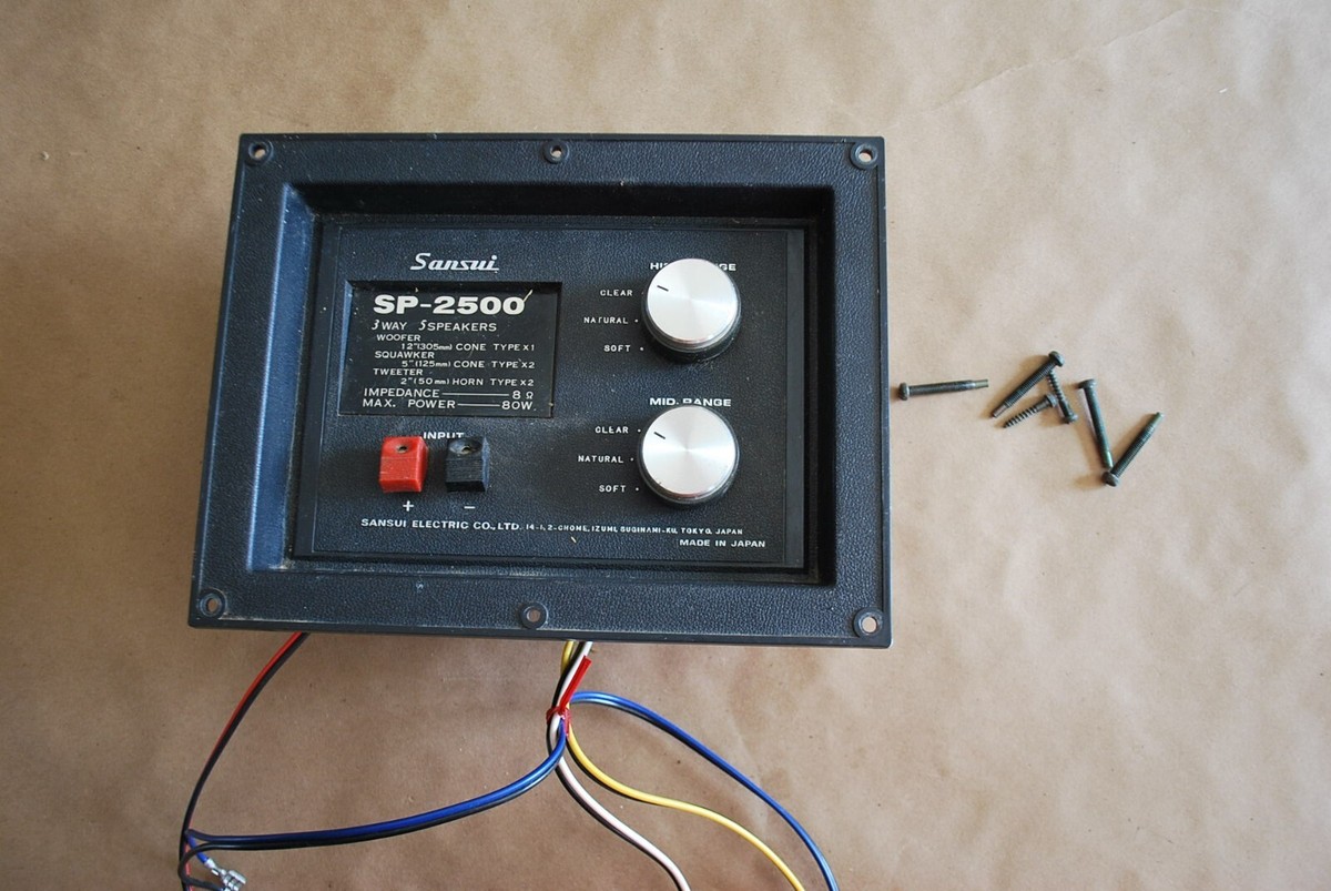 Sansui SP 2500 Speaker Crossover Assembly Works w/ Hardware | eBay