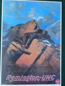 Remington Advertising Poster Firearms & Ammunition UMC-Co. Philip Goodwin