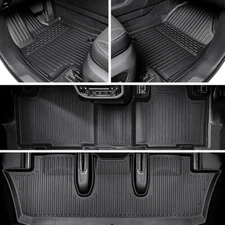 Lexus TX 2024 2025 Floor Mats Cargo Liner with Backrest Mats 2-in-1  All weather