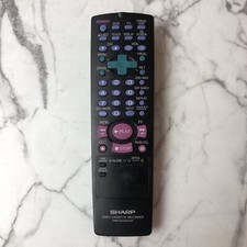 SHARP RRMCG0235AJSB Remote Control for VCR Video Cassette Recorder Genuine OEM