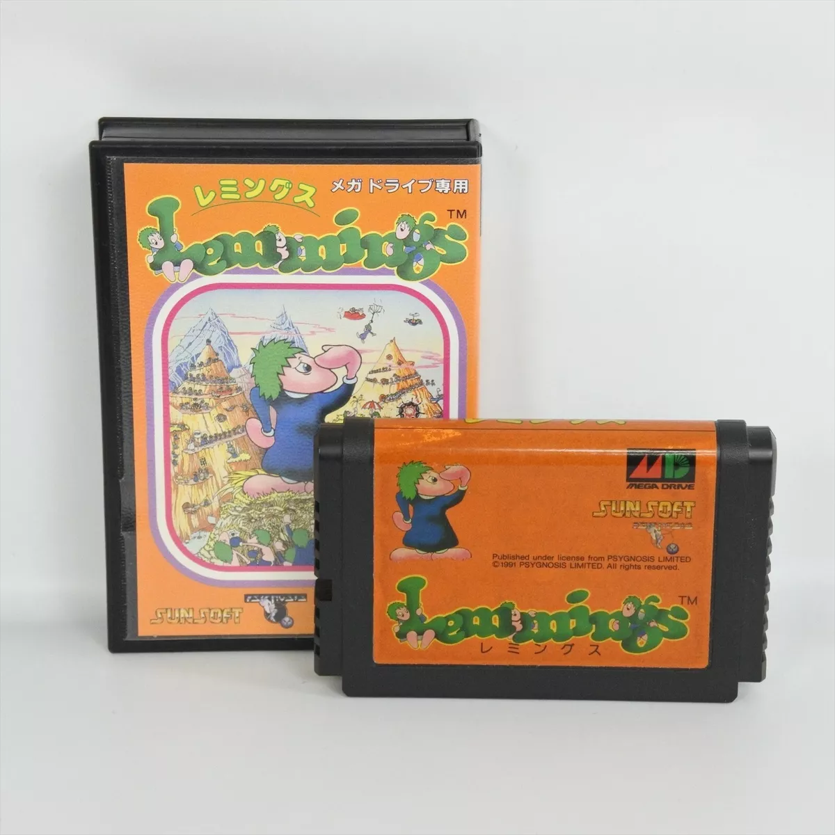 Mega Drive LEMMINGS No Instruction bbn 3109 Sega md