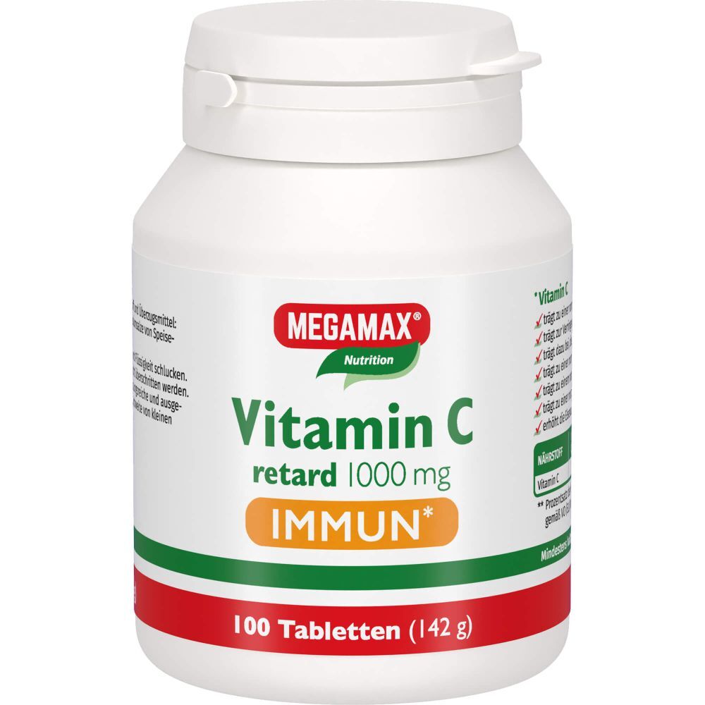 VITAMIN C RETARD 1.000 mg Immun Megamax Filmtabl. 100 St PZN16662387