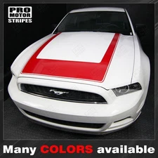 Ford Mustang 2013-2014 Ready2-Rock Hood Accent Stripe Decal (Choose Color) 