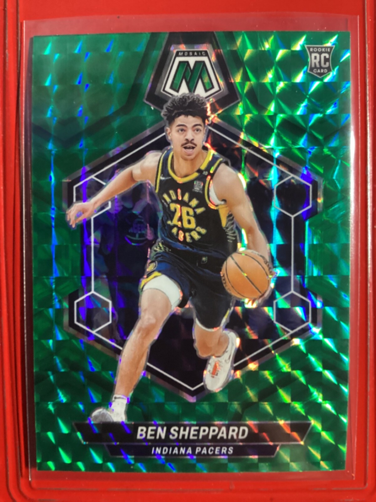 Ben Sheppard  2023-24 Panini Mosaic #244 Green Rookie (RC)