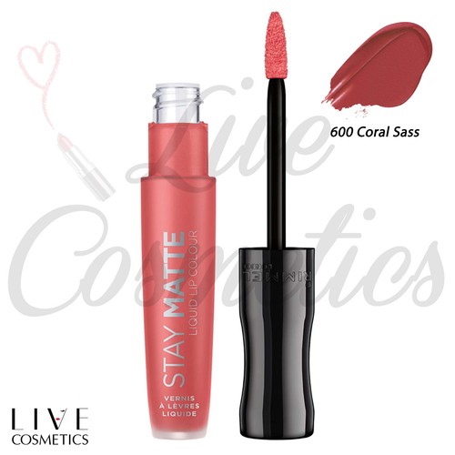 Rimmel Stay Matte Liquid Lip Lipstick, Full Cover *Choose Your Shade* - Picture 9 of 17