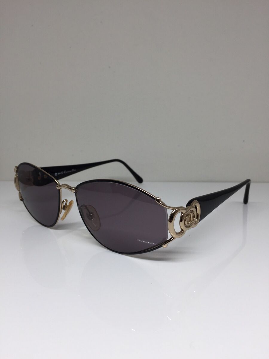 New Vintage Christian Dior CD 2844 Sunglasses C. 49 Black New Vintage Christian Dior CD 2844 Sunglasses C. 49 Black