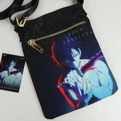 Solo Leveling Passport Crossbody Bag Purse Sung Jinwoo Dagger Manhwa Chugong NEW