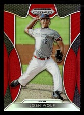 2019 PANINI PRIZM DRAFT PRIZM RED #63 JOSH WOLF