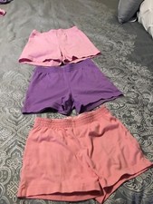 Girl  s Wonder Nation Shorts Size 7/8 Lot Of 3 Pair