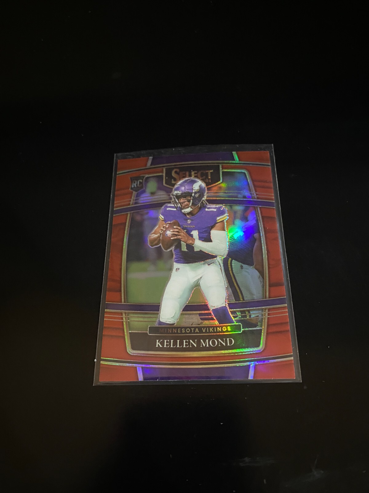 Kellen Mond 2021 Select Concourse Red Prizm /99 RC Vikings 64 PWE
