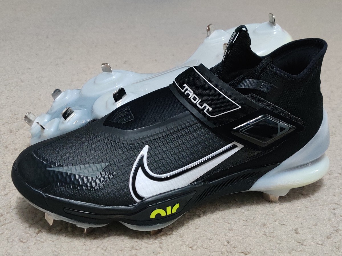 Nike Force Zoom Trout 8 Elite Black Grey Mens Baseball Cleat  display picture 1