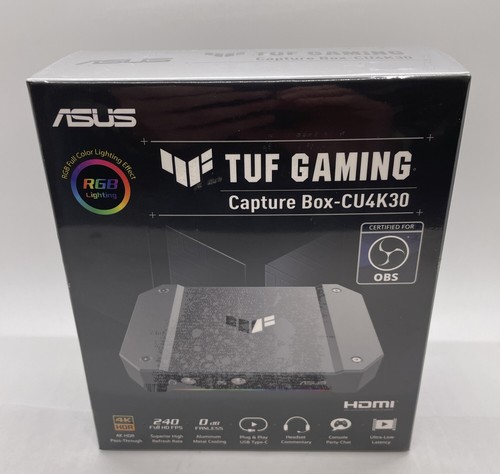 ASUS TUF GAMING CAPTURE BOX-CU4K30 Video Capture Card