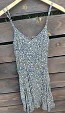 Vintage Esprit Dress Womens Floral Fit Flare Size XS