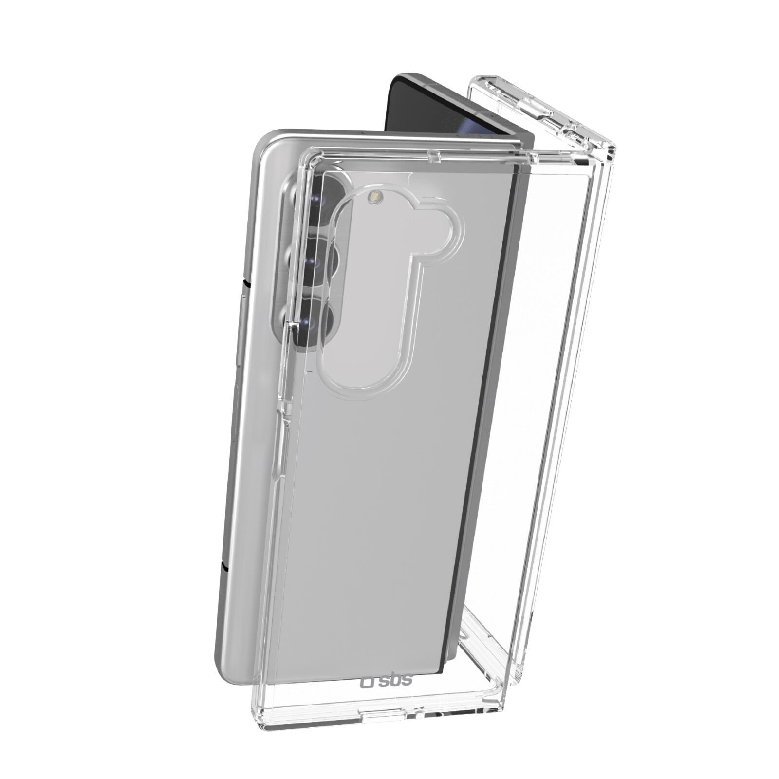 Hybrid Case per Samsung Z Fold 6, custodia flip compatibile con ricarica