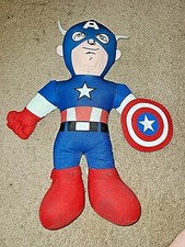 Marvel Avengers Assemble CAPTIAN AMERICA 14" Plush Stuffed Stuffy