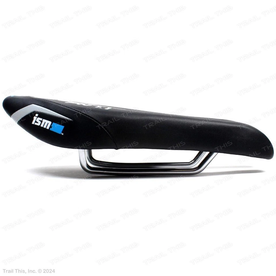 Sillín de bicicleta de carretera ISM PN 1.1 nariz dividida triatlón contrarreloj 275 x 110 mm negro Foto 4 de 4