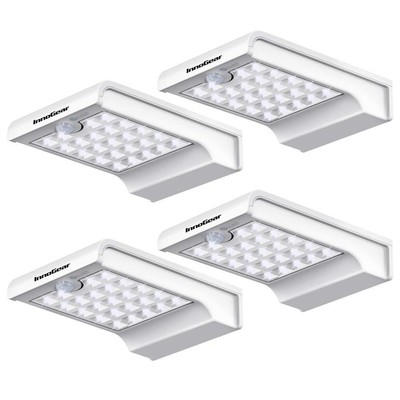 InnoGear Gutter Lights 24 LEDs Outdoor Solar Lighting Wall Mount Motion Senso...