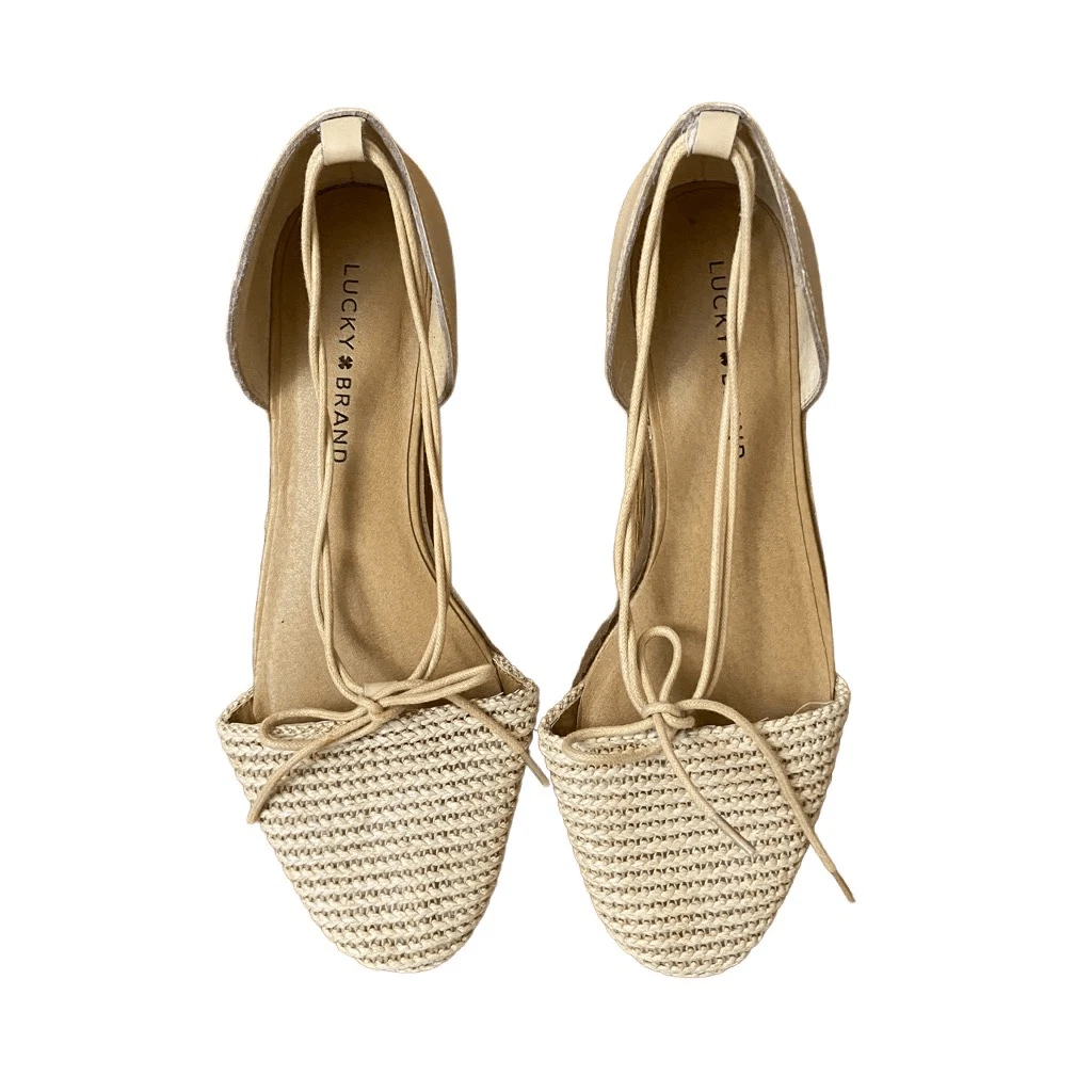 Lucky brand lace flats sale