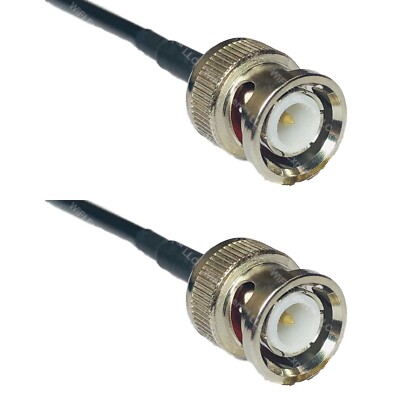 RG174 BNC MALE to BNC MALE Coax RF Cable USA-Ship Lot