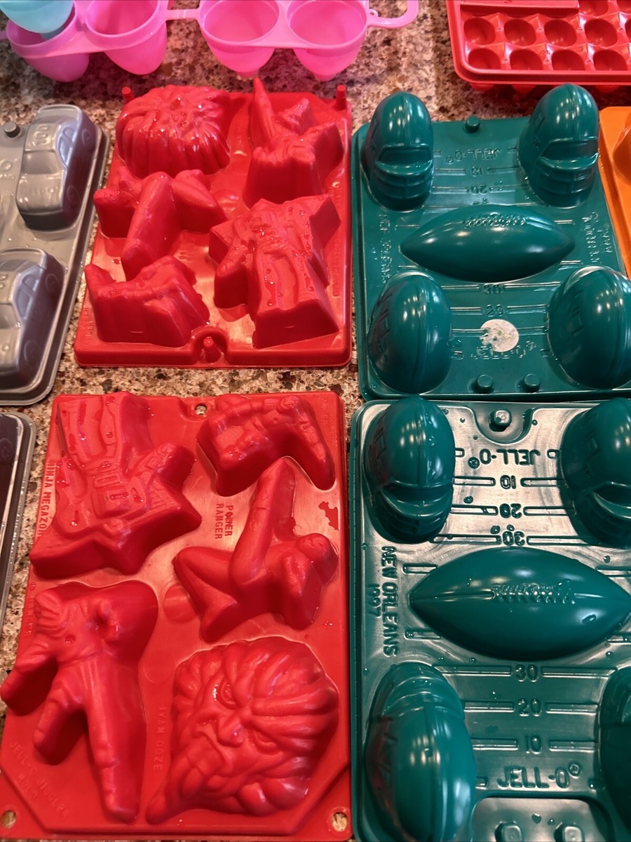 LOT DE 17 MOULES VINTAGE JELLO JIGGLER/SHOT VACANCES ALPHABET