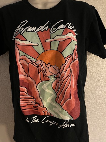 Brandi Carlisle T Shirt In The Canyon Haze Graphic Print Black S - Picture 3 of 5