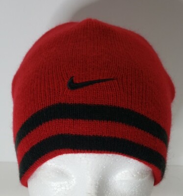 red nike winter hat