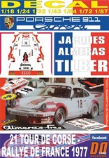 DECAL PORSCHE 911 CARRERA J.ALMERAS TOUR DE CORSE 1977 6th 08