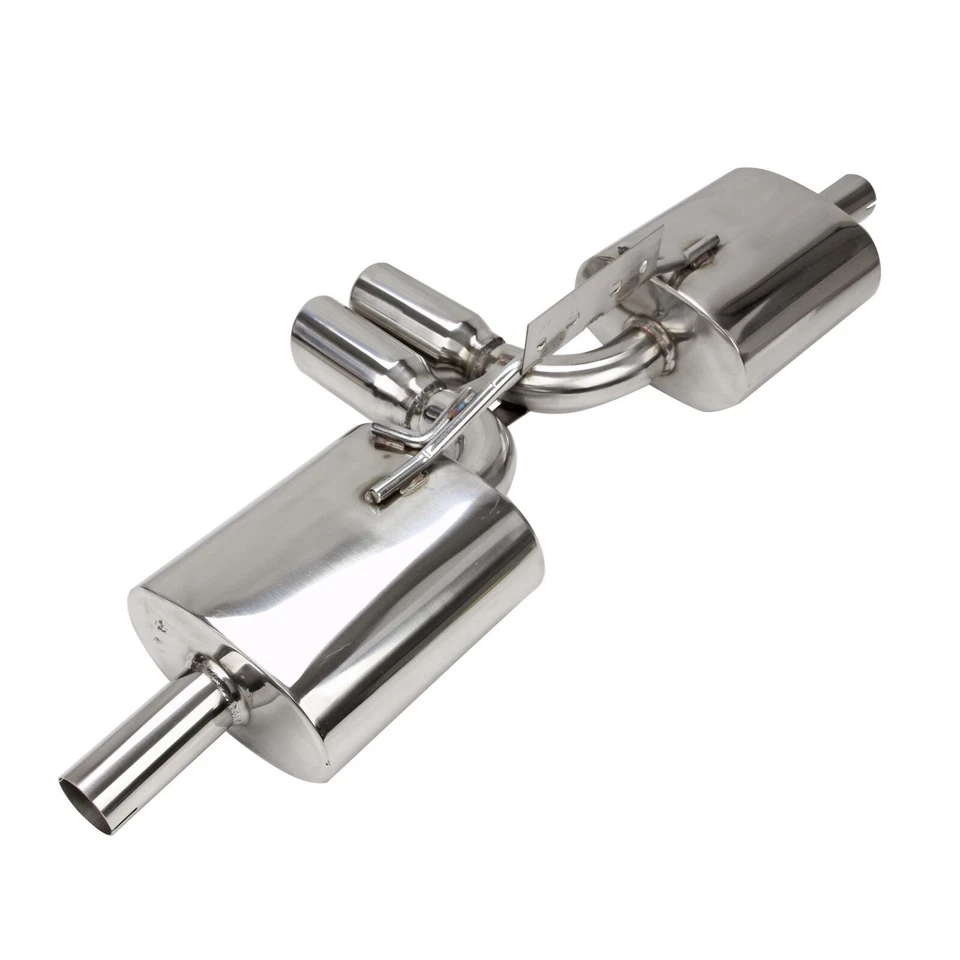 SILENCIADOR ESCAPE CATBACK ACERO INOXIDABLE 3" DOBLE PUNTA PARA 96-04 PORSCHE BOXSTER/S 986 M96 Foto 4 de 4