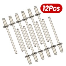 12x Nos Dash Rivets Stainless Steel For Gm Ford Chrysler Amc Vin Door Tag Wbox 12x Nos Dash Rivets Stainless Steel For Gm Ford Chrysler Amc Vin Door Tag Wbox