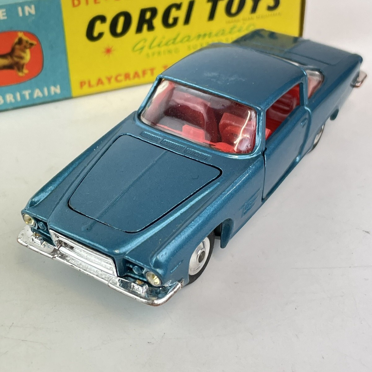 Vintage Boxed Corgi Toys No. 241 Ghia L.6.4 L64 With Chrysler