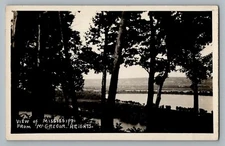McGregor Heights Iowa IA View Of Mississippi Real Photo Postcard RPPC 1925-42