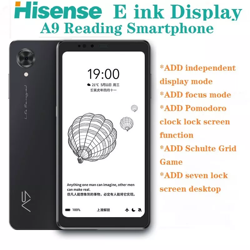 Hisense A9 Android smartphone has a 6.1 inch E Ink display with Snapdragon  662 and up to 6GB RAM - Liliputing