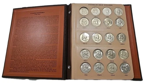 33 Pc Franklin  Collector Set Au to BU++ Within Dansco Deluxe Album