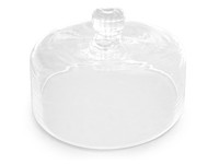 H&h Cupola FüR Alzata Aus Transparentem Glas 27,5 Cm
