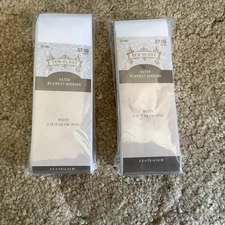 Sew-ology Satin Blanket Binding White 2 Inch