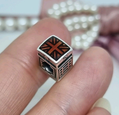 Original Pandora Call Me Telefonzelle Charm   S925 ALE R16
