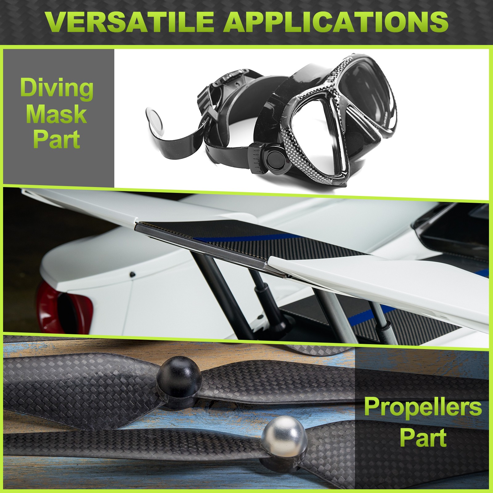 240 x 240 x 4mm Carbon Fiber Board Plate Matte Twill Weave Panel Sheets