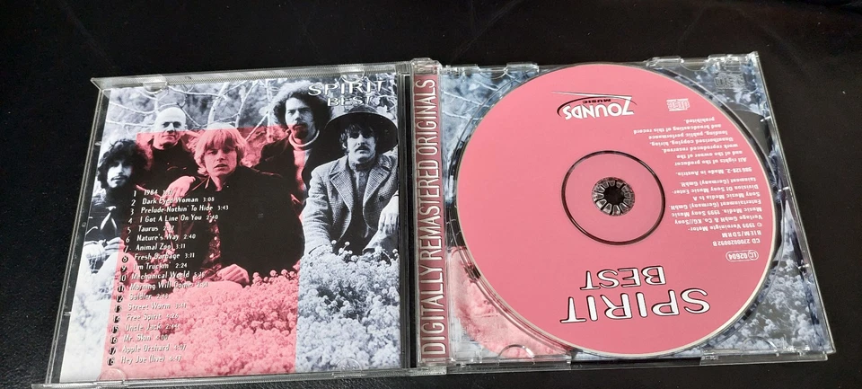 ZOUNDS CD SPIRIT BEST RANDY CALIFORNIA ZOUNDS MUSIC TOP SOUND - Bild 3 von 3