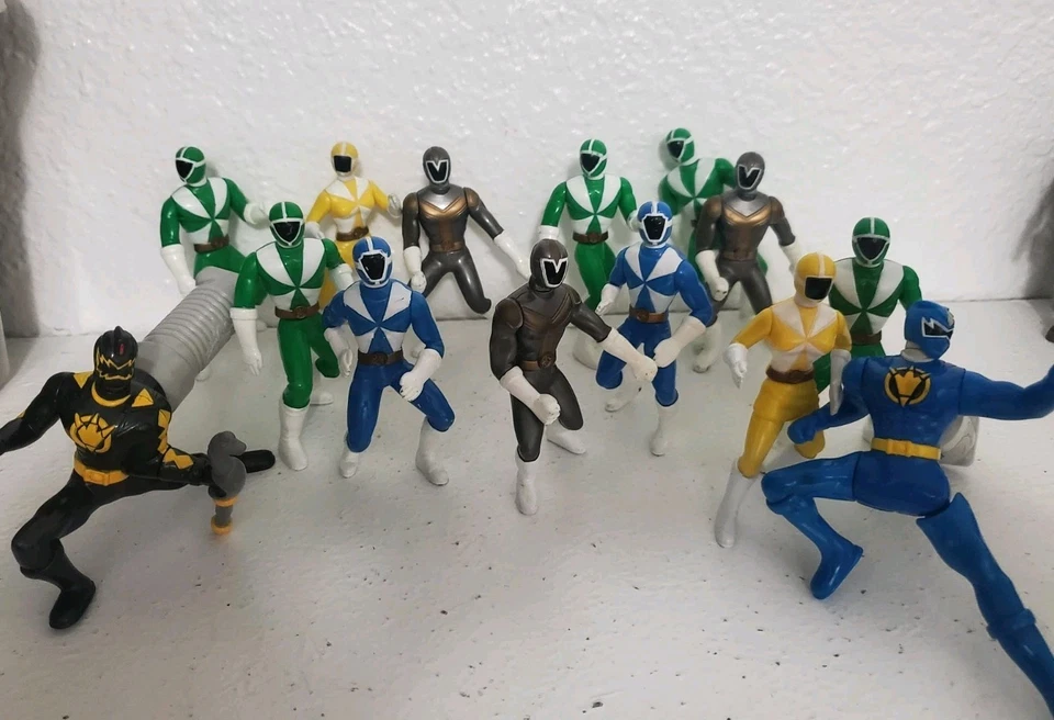 ENORME Lote De 14 Figuras De Colección Power Rangers DINO RIDERS 2000 McDonald's 4" Foto 4 de 4