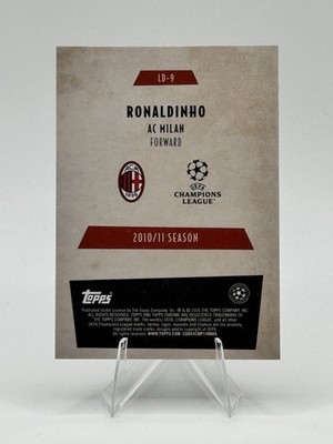 Ronaldinho 2025-26 Topps Chrome UEFA UCL Last Dance #LD-9 AC Milan 