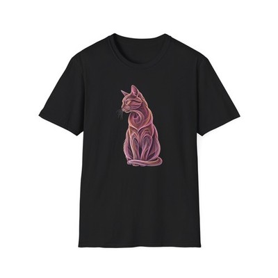 Cat Design T-Shirt,  Cute Kitten Graphic Tee, Animal Lover Gift, Cat Mom Shirt